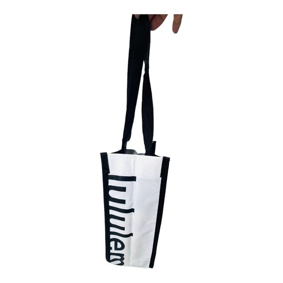 Lululemon Reusable Shopping Beach/Tote Bag Black/White New Large - Picture 5 of 10